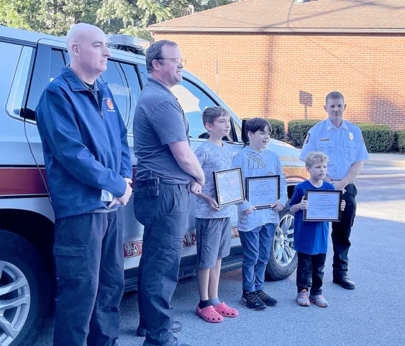 Altoona Fire Department recognizes 4 students